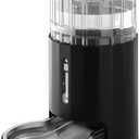 CZPET Dog Water Bowl Dispenser 4L, Wider Mouth & Upgraded Brush for Easy Cleaning Automatic Cat Gravity Refilling Waterer with Removable Stainless Steel Bowl, Large Drinking Area for Multi-Pet (Black)