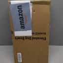 Jovrun Elevated Dog Bowls, Dog Feeder with Stainless Steel Dishes & Slow Feeder Bowl, 5 Heights Adjustable Raised Stand for Medium Large, Food Dishes with Non-Slip Feet (Black)