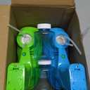 JOYIN 2 Kids Bubble Gun with 2 Bottles Refill Solution, Bubble Machine Gun for Toddlers 1-3 Kids 4-8, Party Favors, Summer Toy, Outdoors, Easter, Birthday Gift (Blue+green)
