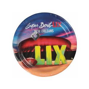 Super Bowl LIX 9 Inch Plates, Set Of 3