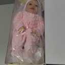 BABESIDE Reborn Baby Dolls Sunny - 17Inch Cute Soft Vinyl Realistic Baby Doll Poseable Smiling Real Life Baby Dolls with Complete Accessories for 3+ Years Old Gifts (Pink)