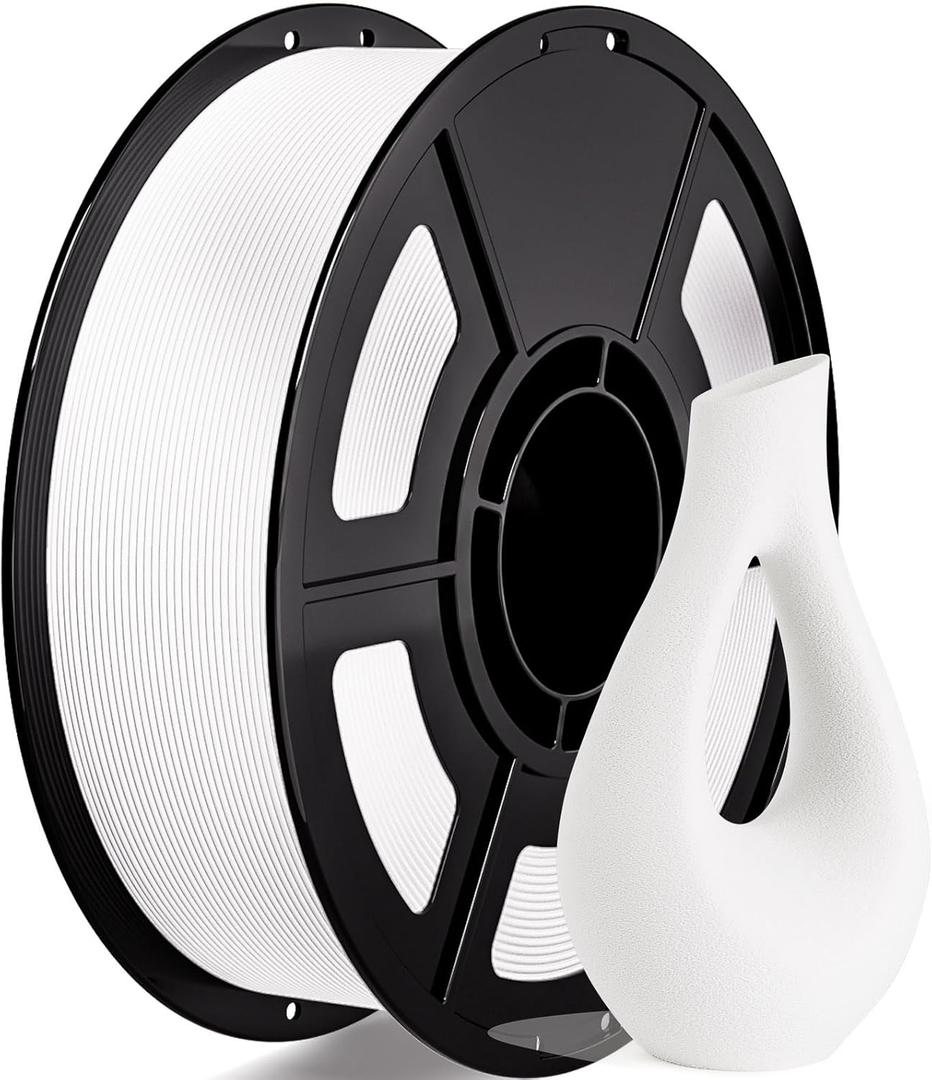 iSANMATE Matte PLA Filament 1.75mm White PLA 30-300mm/s 3D Printer Filament 1kg (2.2lbs) for Bambu Lab 3D Printers,AMS,AMSLite