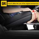 AOMSAZTO Armrest Cover for Civic Honda 2012-2015 Black Center Console Pad for Civic