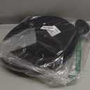 Homedawn Round Side Table, Drink Table for Small Spaces, Vintage Accent Side Table, Pedestal End Tables for Bedroom, Living Room, Sofa Couch and Corners, Black