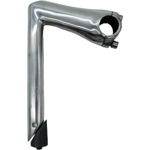 Bike Handlebar Stem Bicycle Quill Stem Lightweight Component Parts Aluminum Alloy Riser 25.4mm Handlebar for Road Bike Riding (Silver)