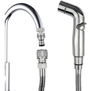 G-Sunny Quick-Connect Sink Faucet Sprayer Kit, Sink Hose Sprayer Accessories, Detachable Metal Adapter With Hand Shower,Hair Washing,Pet Cleaning,for Bathroom/Kitchen (Quick Connect Sprayer)