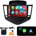 [2G 64G] Android Car Stereo FM Radio Carplay Android Auto 9" Touchscreen Headunit Media Player with Backup Camera for Chevy Cruze 2009 2010 2011 2012 2013 2014 2015