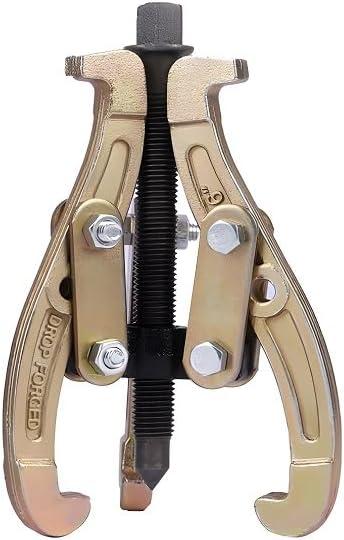 3-Jaw Gear Puller, 2/3-Jaw Puller with Reversible Jaws for Removal of Pulley Flywheel Bearing Puller Tool Separate Lifting Device (6inch)