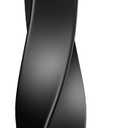 Tall Vase On Floor, 16.34" Twisted Geometric Flower Vase for Home, Living Room, Flower Centerpieces, Shelf, Table, Decor, Creative Unique Decorative Vases (Black)