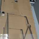 Overhead Garage Storage Rack for 10-12 ft Ceiling, Heavy-duty 4x4 FT Garage Ceiling Storage Racks with Safety Lock, Ideal for Storage Mounted Lift System and Storage Organizer, 250lbs Capacity