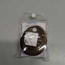 RUWISS Human Hair Bun Hair Piece Long Thin Straight Tousled Updo Bun Hair Pieces for Women Scrunchie Ponytail Extension 25g (Chocolate Light Brown with Golden Highlight)