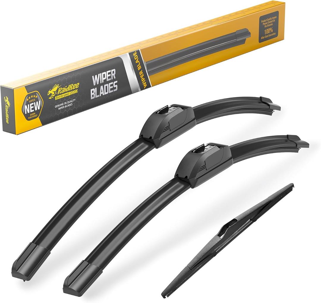 Raidbee Windshield Wiper Blades Replacement for KIA Sportage 2011 2012 2013 2014 2015 2016 All-Season OEM Quality 3 Pack 24"+18"+13"