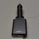 LISEN Retractable Car Charger, for Valentines Day Gifts for him Her, 69W Cars Adapter USB C Fast Charger for iPhone 17 Pro Max 14 13, Car Accessories, Anniversary Birthday Gifts for Men Women Couple (31.5 Inch, Grey)