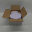 FLOWERCAT 60PCS White Plastic Plates - Heavy Duty White Disposable Plates for Christmas/Thanksgiving Party/Wedding -serve for 30 guests Include 30PCS 10.25" & 30PCS 7.5" Plates for Party