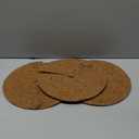 PATIKIL Coconut Fiber Mulch Ring Mat 8 Inch, 3 Pack Thick Coco Coir Tree Protector Root Soil Cover for Indoor Outdoor Potted Plants