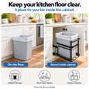 Under Sink Trash Can Pull-Out Trash Can Cabinet, for 30-50 Qt 7-13 Gallon