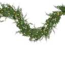 1PCS 9FT Artificial Christmas Garland with Dragon Cypress, Festive Holiday Decor for TV Cabinet, Fireplace, Indoor & Outdoor, Handmade Christmas Garland