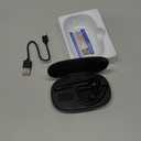 Earbuds Wireless Earpiece Bluetooth Headset with Noise Canceling Mic 160H Standby Time Hands Free Earphones Single Ear Headphone for iphone Android Samsung Cell Phones PC TV Computer Game Trucker Work (Black)