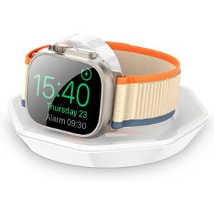 Apple Watch Charger Foldable Magnetic Charging Dock, Wireless Fast Watch Charger Stand with Charging Cable, Compatible with Apple Watch 11 10 9 8 7 6 5 4 3 2/Ultra 2 1, Support Nightstand Mode