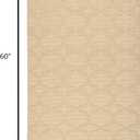 Garland Rug Sparta Non Slip Polypropylene 3 Ft. X 5 Ft. Biege Tan Area Rug- Ideal for Living Rooms & Hallways, Stylish & Durable for High-Traffic Areas