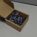 Zinc Coated Self Tapping Sheet Metal Screws for Cargo Hauler & Enclosed Trailer Exterior - 200 Pcs #10 x 3/4 Inch Enclosed Trailer Screws with Truss Head,Black