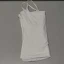 SUUKSESS Women Sexy Square Neck Thong Bodysuit Backless Sleeveless Cami Body Suit Top (Snow White, S)