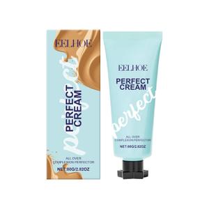 Perfect Cream All-Over Complexion Perfector – Long Lasting CC Cream Foundation Waterproof, Transfer-Resistant Skin Tint with Hydrating Shimmery Glow for Face & Body, 80G/2.82Oz, Pack Of 2