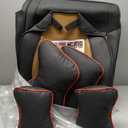 5 Seats Universal Car Seat Cover Set Leather Seat Cushion Front And Rear Full Surround Car Interior Wear Protector(Style 2)