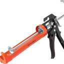 ValueMax Caulk Gun, 9 Inch Silicone Sealant Caulking Gun for Caulking/Filling/Sealing, Trigger Comfort Grip and Iron Smooth Rod, Ideal for Tiles, Window Joints, 8:1 Thrust Ratio