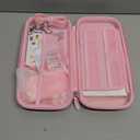 Younik Switch Accessories Bundle, 17 in 1 Pink Switch Accessories Kit for Girls Include Switch Carrying Case, Adjustable Stand, Protective Case for Switch Console & J-Con Pink