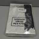 Aliceset 12 Pcs Paper Gift Bags 10 x 7 x 3.15'' Small Thank You Bridesmaid Gift Bags with Die Cut Handles for Wedding Bridal Baby Shower Graduation Birthday Party Favor(White,Black)