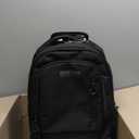 Kenneth Cole REACTION 17" Polyester Dual Compartment 4-Wheel Laptop Backpack, Black