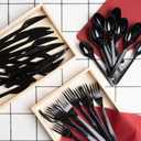 Black Forks, Disposable Cutlery, Case of 1800 (36 packs x 50)