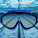 Water Space Swim Goggles 2 Pack for Adult Men Women, Anti-fog UV Protection No Leak 180 Wide View Clear Vision Pool Goggles