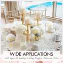 30 Sets Arch Acrylic Sign Gold Printed 1-30 Table Signs with Stands Calligraphy Clear Table Number Display Stand for Wedding Reception Event Party Restaurant Centerpieces Decor (5 x 7 Inch)