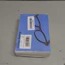 Progressive Multifocus Reading Glasses for Women Men Blue Light Blocking Spring Hinge Square Computer Readers, 4 Pack, Magnification Strength: 1.5 Diopters