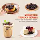 52USA Boba Tapioca Pearls 2.2LB, Finest Bubble Tea Pearl, Quick Cook Black Plearls for Milk Tea, Smoothies, Desserts and Drinks (Pack of 2)