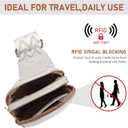 DIOMO Anti Theft Small Sling Bag for Women Cross Body Bag Trendy, RFID Fanny Packs Vegan Leather for Women Travel Belt Purse