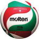 Molten FLISTATEC Volleyball (FIBA Approved- Red/White/Green)