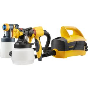 Wagner SprayTech 0529090 FLEXiO 4000 Stationary HVLP Paint and Stain Sprayer, Sprays Most Unthinned Latex, Includes Two Nozzles, iSpray Nozzle and Detail Finish Nozzle