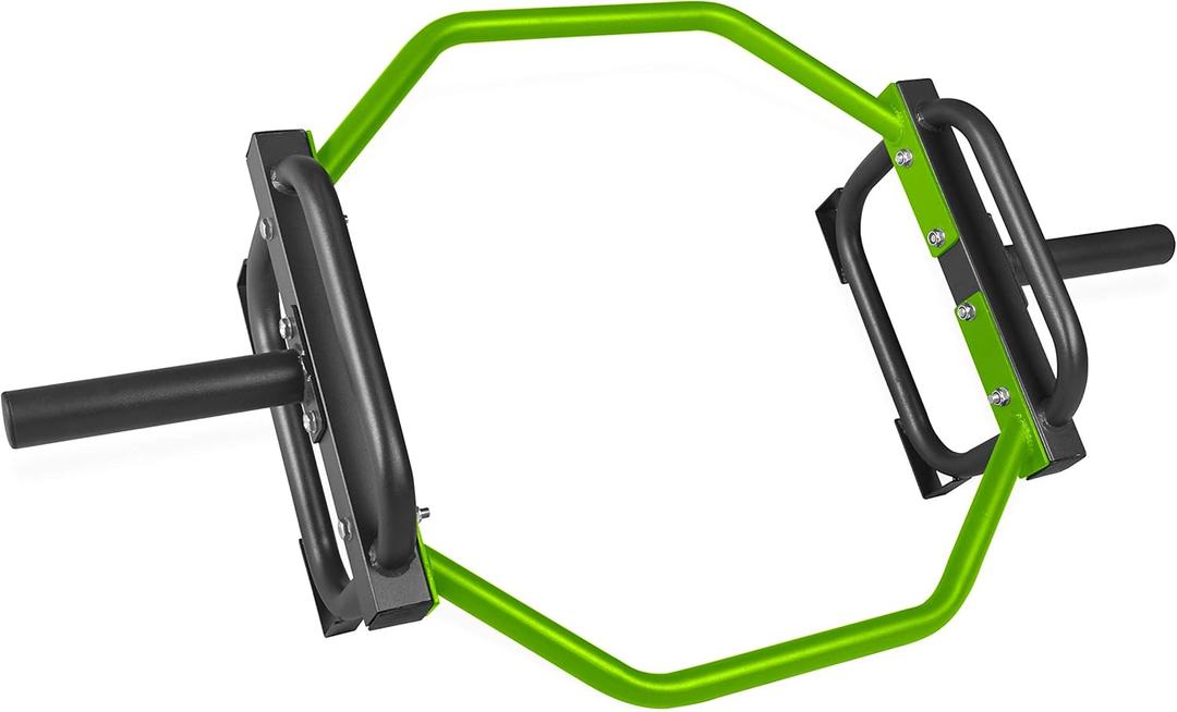 CAP Barbell Olympic Trap Bar and Shrug Bar for Deadlifts (Green)