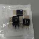 AGVEE 4 Pack 8K Male to Male HDMI Adapter, 8K@60HZ HDR HDMI 2.1 Coupler Converter Extension Connetor, Aluminium Alloy Shell for HDTV Roku Stick, Switch, Xbox One, PS4, PC, Black