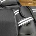 ZELUS Weighted Vest, Weight Vest with Reflective Stripe for Workout, Strength Training, Running, Fitness, Muscle Building, Weight Loss, Weightlifting, Black (25 lb)