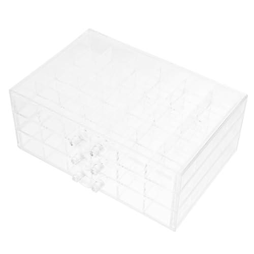 TOVINANNA Acrylic Jewelry Storage Box Jewelry Holder Drawer Earring Organizer for Teens
