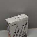 Anybear Immersion Blender, 1100W 2-in-1 Hand Held Blender with Full Copper Motor & Stainless Steel Body, 15 Speed & Turbo Mode Hand Mixer, Blade with Anti-scratch Coating (Gray) (Brown)