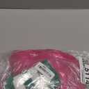 5Pcs Strawberry Cosplay Accessories with Long Hot Pink Wig, Strawberry Hat and Socks for Women Halloween Costume