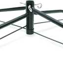 SYITCUN 16 Christmas Tree Stand for Artificial Trees, Foldable Metal Xmas Tree Stand, Replacement Fake Christmas Tree Holder Base for 2 ft to 7 ft Trees, Fits Tree Poles up to 0.86