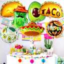 KatchOn, Big Mexican Fiesta Balloons - Pack of 7 | Fiesta Party Decorations | Mexican Balloon for Mexican Themed Party Decoration | Fiesta Party Ballons, Taco Birthday Party Decor | Taco Balloons