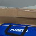 PLUSINNO Kids Fishing Pole with Spincast Reel Telescopic Fishing Rod Combo Full Kits for Boys, Girls, and Adults (47.24", Blue)