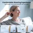 SABAN 1PCS OTC Rechargeable Hearing Aids for Seniors with Noise Cancelling, 5 Volume Modes, Easy Setup, Hearing Amplifier for Adults (Beige)